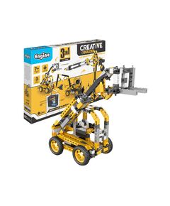 Engino Конструктор Creative Builder Motorized - Висок кран, 3 в 1