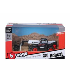 Bburago - модел на кола 1:48 - Телескопичен товарач с платформа BOBCAT T40 180SLP