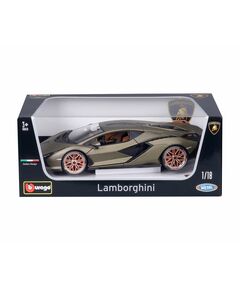 Bburago Plus - модел на кола 1:18 - Lamborghini Sian FKP 37