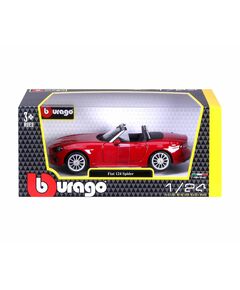 Bburago - модел на кола 1:24 - Fiat 124 Spider