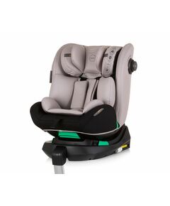 Въртящо се детско столче за кола Chipolino Олимпус Isofix, I-Size 360°, 40-150 см, макадамия, 0-36 кг