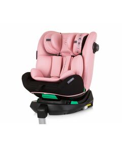 Въртящо се детско столче за кола Chipolino Олимпус Isofix, I-Size 360°, 40-150 см, фламинго, 0-36 кг