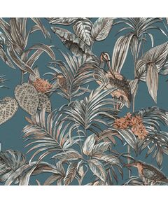 DUTCH WALLCOVERINGS Тапет "Райска птица", син