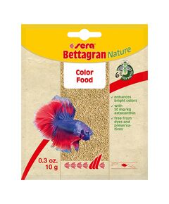 sera Bettagran Nature 10 г - оцветяваща храна за бети