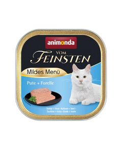 Vom Feinsten Mild Menu  - 100 г  кастрирани котки - пуйка + пъстърва