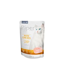 Piper® Cat Chicken пауч с пиле, 100 гр