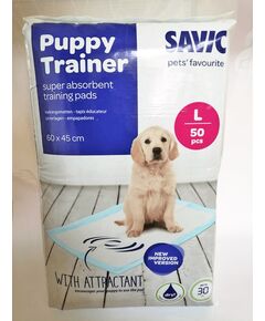 Savic Puppy Trainer Pads - подложки много големи, 90x60см, 15бр.