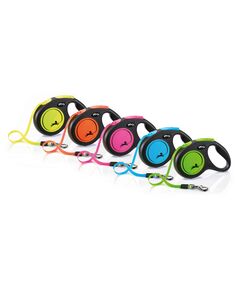 flexi Classic Neon S - 5м лента, розов, до 15кг - светлоотразителен