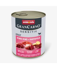 GranCarno® Sensetive 53% телешко, 10% картофи, 800 г