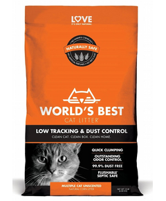 Worlds Best Cat Litter Low Tracking 6.80kg - формула за по-малко полепване по лапите