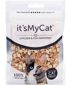 It's My Cat Chicken & Fish Diamond 50 г - лакомство за котка пиле и риба