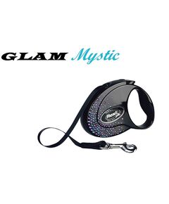 flexi GLAM Mystic S - 3м лента, до 12кг - цвят черен