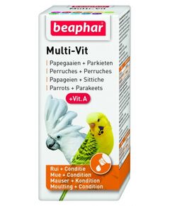 Beaphar Multi Vit Parrots+ Parakeets + vit.A мултивитамини за папагали