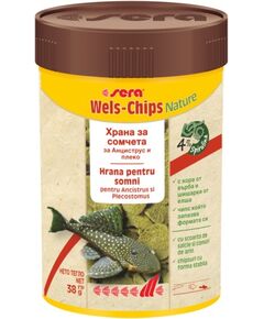 sera Wels-Chips Nature за придънни рибки - 100 мл