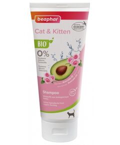 Beaphar BIO Shampoo Cat and Kitten - шампоан с био авокадо, розово масло, алое вера