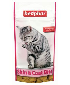 Beaphar Skin Coat Bits - хапки за котки за лъскава козина 35гр