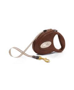 flexi Leather Brown  М - 5м лента, до 25кг - цвят кафяв, кутия с естествена финна кожа