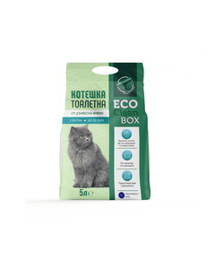 Eco Clean Box 5L - котешка постелка от дървесни фибри /на пелети/