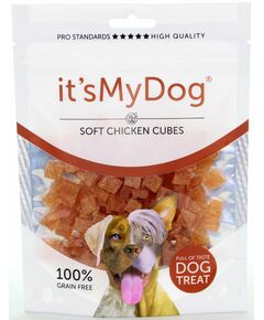 It's My Dog Chicken Soft Cubes Grain Free - меки кубчета  пилешко 85 г, без зърно,