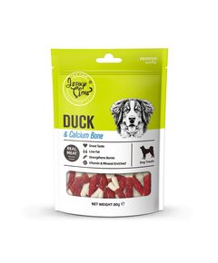 Jerky Time Duck+Calcium bone 80g - кокалчета с патешко месо