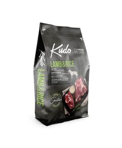 Kudo Low Grain Lamb / Rice Mini Adult 3 Kg - за мини породи над 1 год (зелен)