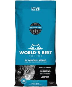 Worlds Best Cat Litter котешка постелка - лотосов цвят 12.7кг