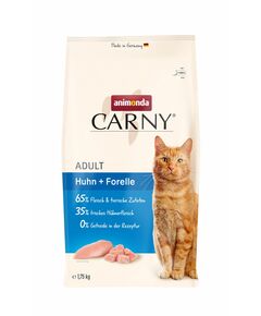 Carny Dry Food Adult With Chicken + Trout 1.75 kg - храна за котки с пилешко месо и пъстърва