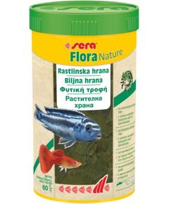 sera Flora Nature 100 мл - натурална храна за растителноядни рибки