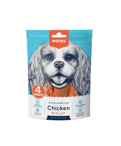 Wanpy Chicken Mix Up микс лакомства за куче, пиле, 150 г