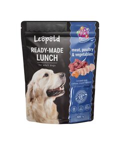 Leopold Dog пауч за кучета с птиче месо и зеленчуци, 12х500 г