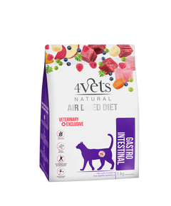 4vets Cat Natural суха храна за котки със стомашно чревни проблеми,1 кг