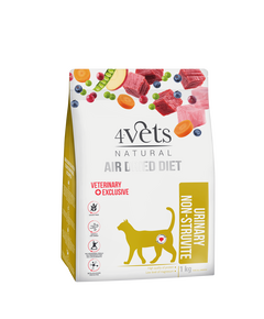 4vets Cat Natural суха храна за котки с уринарни проблеми, 1 кг