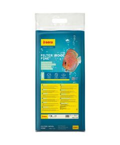 sera fine filter wool фина филтърна вата, бяла, 1 кг