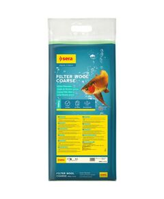 sera coarse filter wool едра филтърна вата, зелена, 1 кг