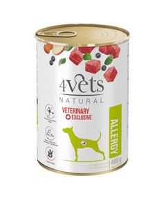 4Vets Dog Natural Allergy консервирана храна за кучета, против алергии, 400 г