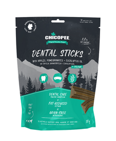 Chicopee Dental Sticks дентални пръчици с ябълки, нар и масло от евкалипт, 300 г