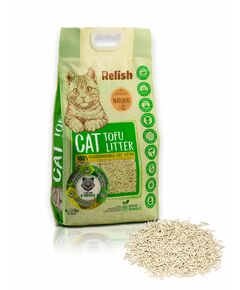 Relish Cat Tofu Litter котешка постелка тофу Натурал 6 л.