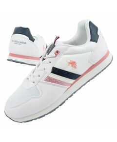 US Polo ASSN shoes. IN NOBIK003A-WHI