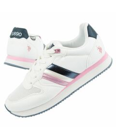 US Polo ASSN shoes. W NOBIW004-WHI-PIN01