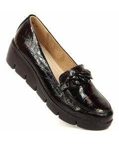 Filippo W PAW364 patent leather shoes, black