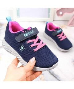 NEWS Jr EVE396A sports shoes, navy blue