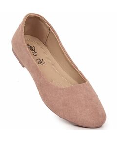 eVento W EVE205C suede ballerinas, dirty pink