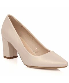 Sergio Leone W SK403C heel pumps, pearl beige