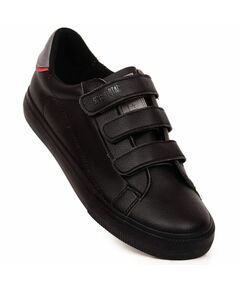 Sneakers made of ecological leather with Velcro Big Star W INT1843B black