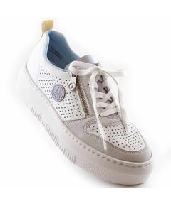 Comfortable Rieker W RKR589 white shoes