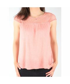 Wrangler Capsleeve Tee Coral Peach W W7337FDJX, Пол: Women, Размер: XS