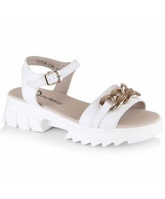 Leather sandals with chain Filippo W DS4614