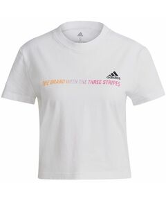 Adidas Gradient Logo Cropped T-shirt W GM5577