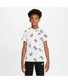 Nike Sportswear Tee Aop Jr DQ3856 100 T-shirt, Пол: Kids, Размер: M (137-147)