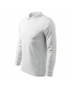 Malfini Single J. LS M MLI-21100 white polo shirt, Пол: Men, Размер: 2XL